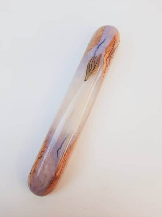 37 בית מזוזה עץ זית פנינה