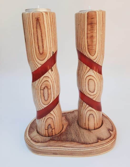 CA11-2 פמוטים סנדוויץ' איכותי ואפוקסי אדום